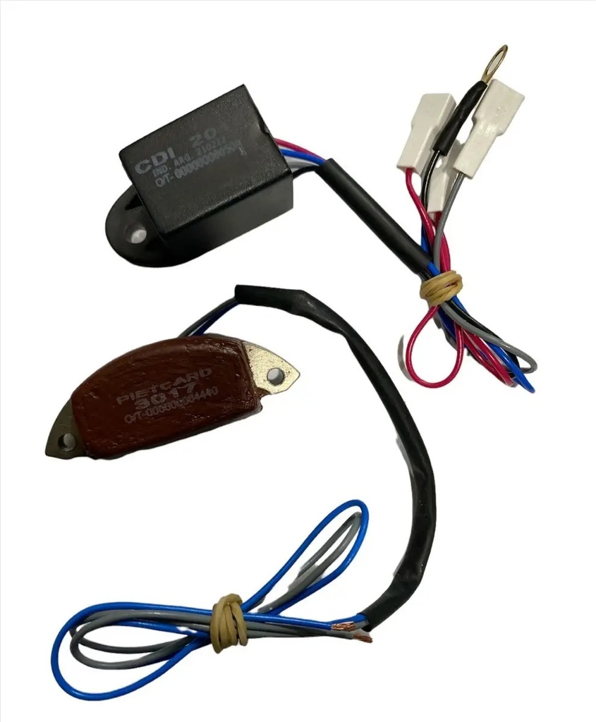 [020.001.01.0010] Chau Platino con Chaveta Pietcard 13 Honda Dax 70 Econo Power 90 hasta 1995