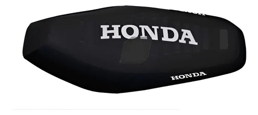 [WAVETC4EH] Funda De Asiento Tc4 Honda Wave   Negra Estampada Gama Negro