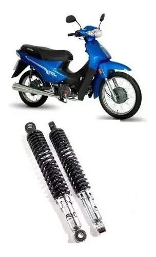 [30086] Amortiguadores Moto Traseros Keller Crono Cerro Far Rpm
