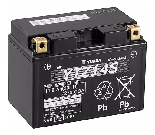 [7087] Bateria Moto Yuasa Ytz 14 S Rpm®