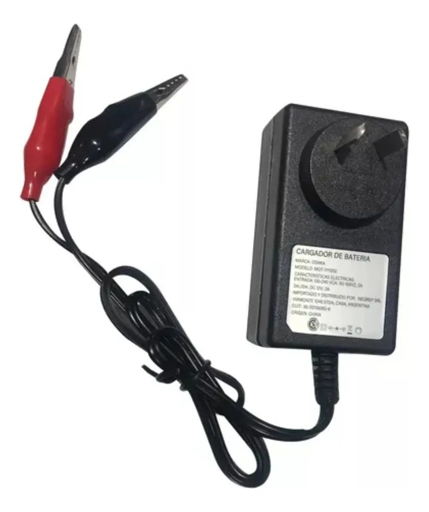 [MOT-YY1202] Cargador De Baterias Moto Rapido 12v 2 Amp Rpm