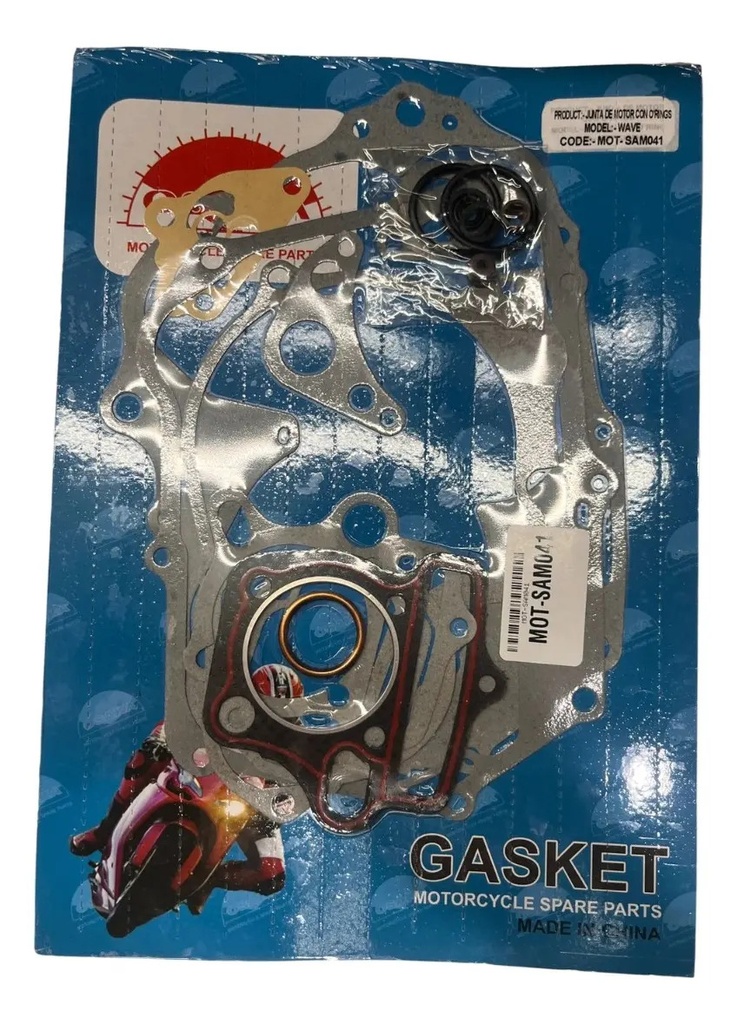 [MOT-SAM041] Juego Juntas De Motor  Completo Oring Honda  Wave 110