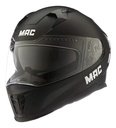 Casco Moto Integral Mac 069 Force Solid Doble Visor Rpm Negro Force Mate 2xl
