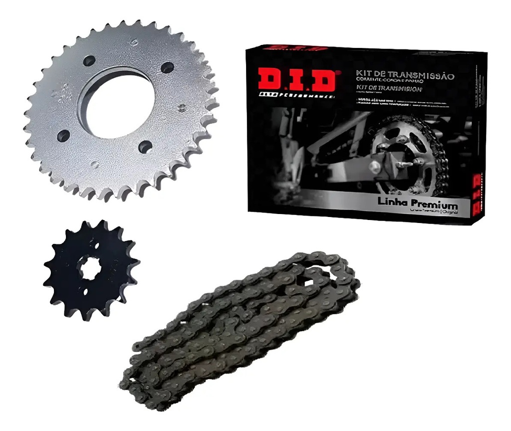 [34001] Kit Transmision Did Honda Biz 100 105 Rpm Gris