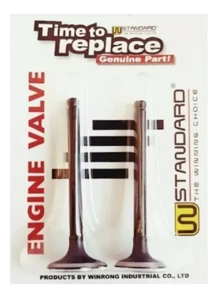 [W89677] Valvula Admision Y Escape Bajaj Rouser Ns 160 150 W Standard