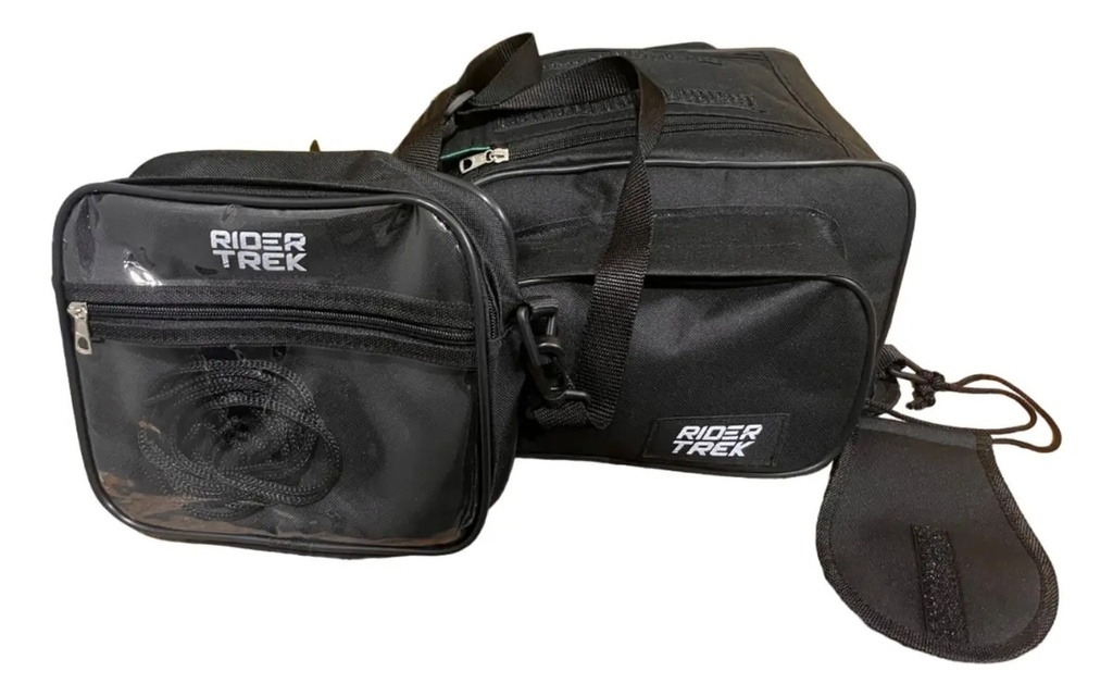 [BOLSO.RIDER] Bolso Tanque Moto Cuatriciclo  Touring  Rider Trek Rpm Negro