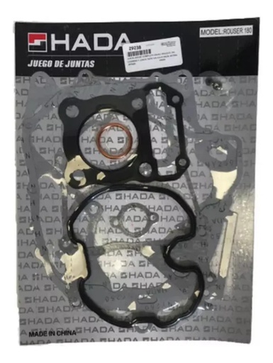[JNT020] Juego de Juntas de Motor con O-Rings y Junta de Tapa de Valvula Bajaj Rouser 180