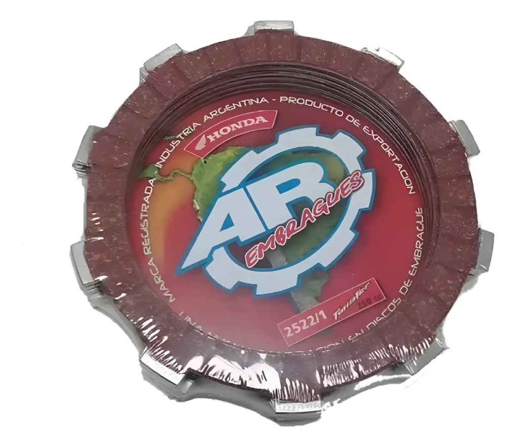 [2522/1] Disco Embrague Honda Cbx Twister 250 6 Discos Rpm