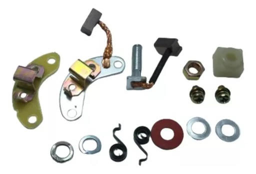 [PO211] Juego Porta Carbones Plaqueta Bajaj Rouser 135 Rpm