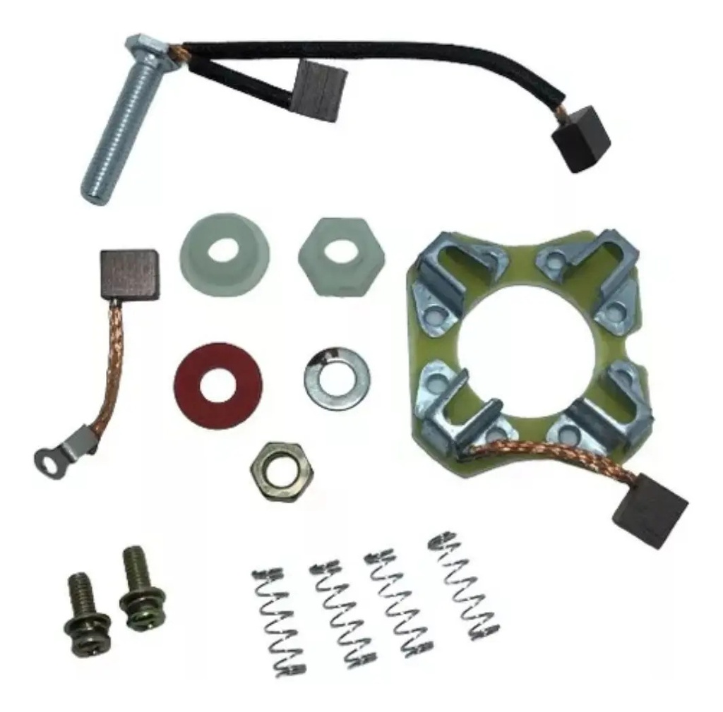 [PO212] Juego Porta Carbones Plaqueta Bajaj Rouser 200 Ns Rpm