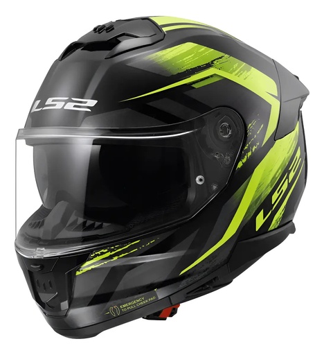 [CAS-2235] Casco Moto Integral Ls2 808 Stream 2 Fury Doble Visor Rpm
