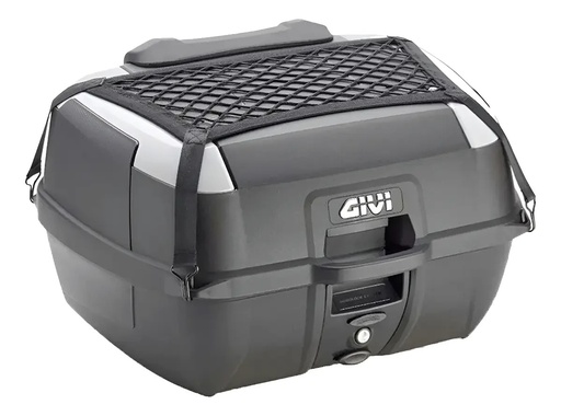 [B45+] Baul Trasero 2 Cascos Moto B45+ Givi Con Red Rpm Negro