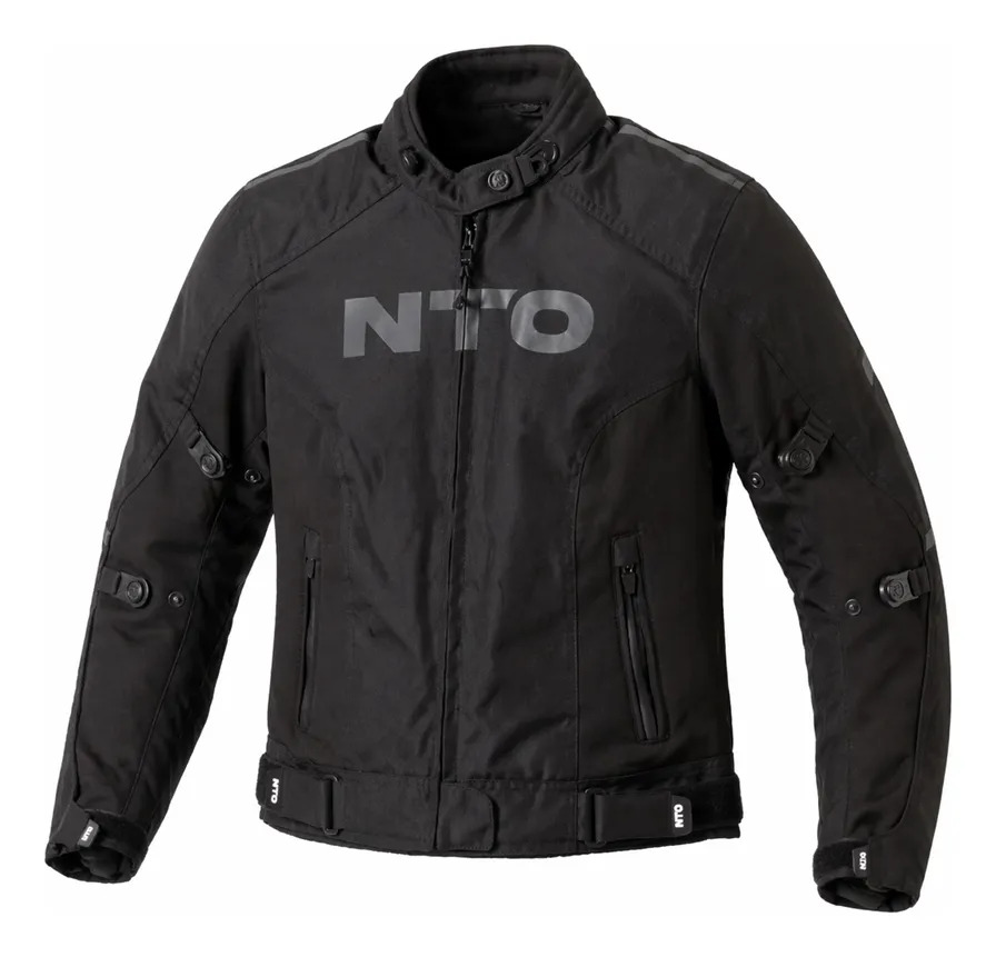 [INTO80020802.S] Campera Moto Mujer Nto City Evo Cordura Con Protecciones Rpm Negro City Evo S