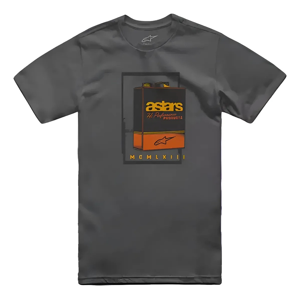 [1473140S 18] Remera Hombre Manga Corta Moto Alpinestars Rpm S Gris Galun Csf Tee