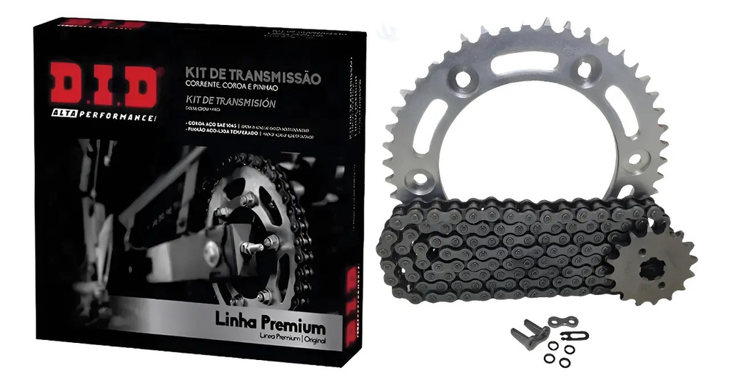 [34012] Kit Transmision Did 520 X 114 Kawasaki Kawa Versys 650 Rpm Gris