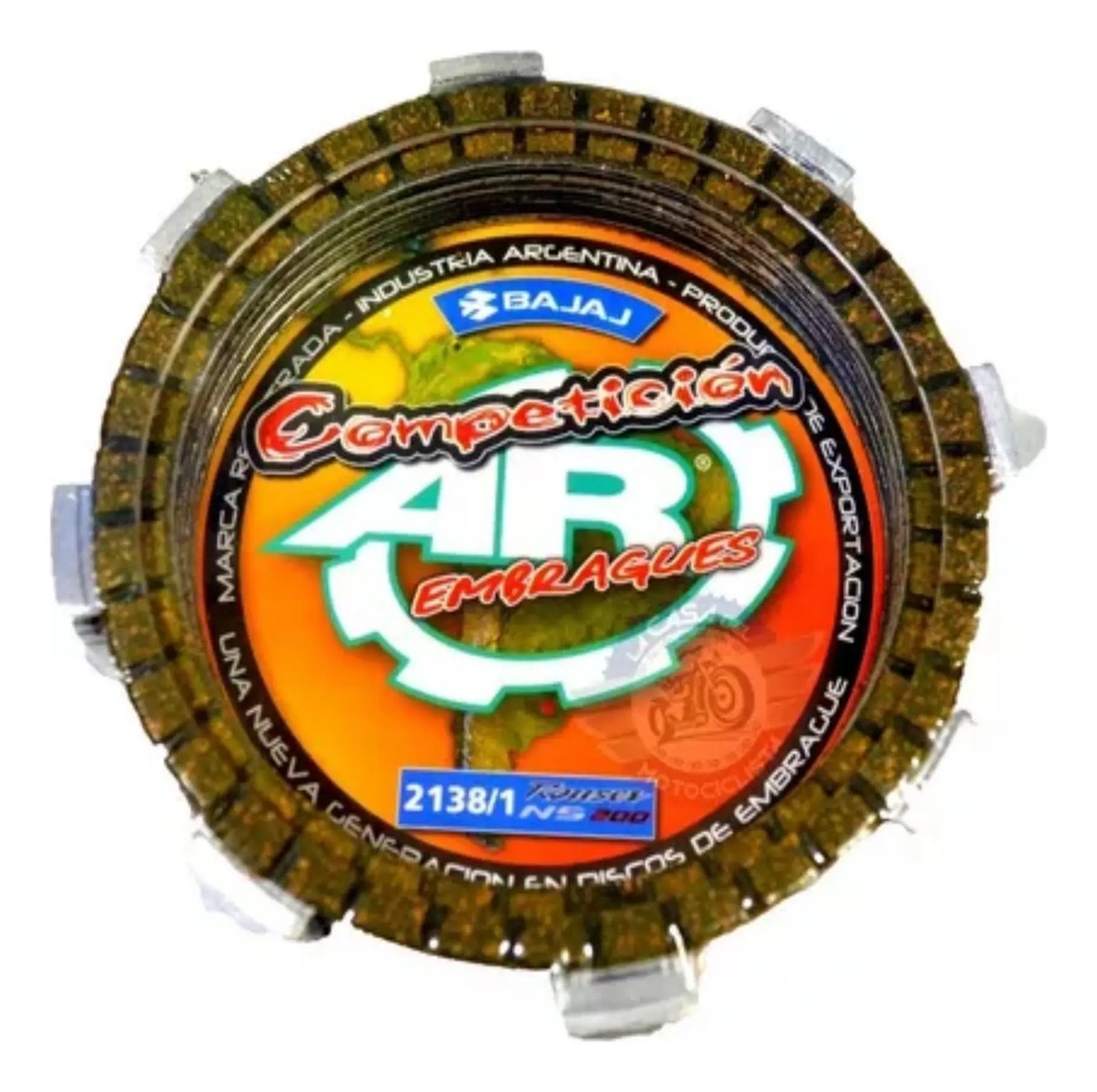 [2138/1] Discos de Embrague AR Competicion Bajaj Rouser NS 200