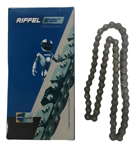 [10099] Cadena De Arranque Moto Wave 100 Smash 110 Rpm Gris