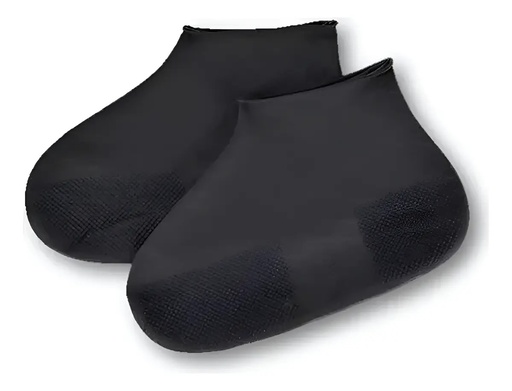 [K-105] Galochas Cubre Calzado Lluvia Mujer Estampada Impermeables Negro L