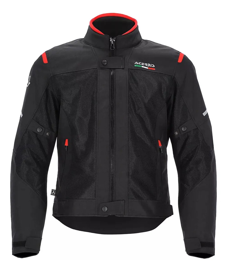 [0024605.090.068] Campera Moto Mujer Acerbis Verano Rpm Negro Ruby Lady Xl