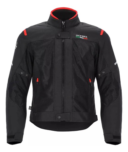 [0024605.090.068] Campera Moto Mujer Acerbis Verano Rpm Negro Ruby Lady Xl