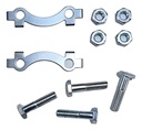 Kit Tornillos Seguros De Corona Suzuki Gixxer 150 Rpm Plateado