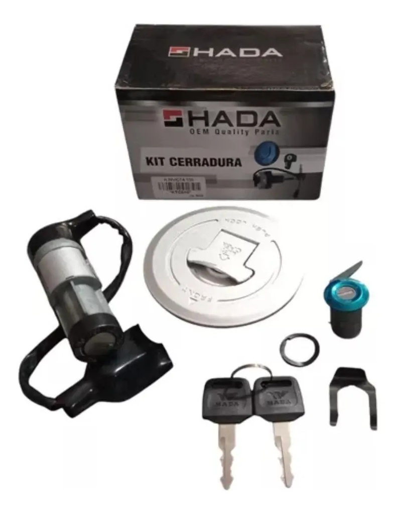 [KTC010] Kit Cerradura Llave Tambor Honda Invicta Rpm