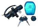Kit Cerradura Llave Tambor Bajaj Boxer 150 2 Cables Rpm