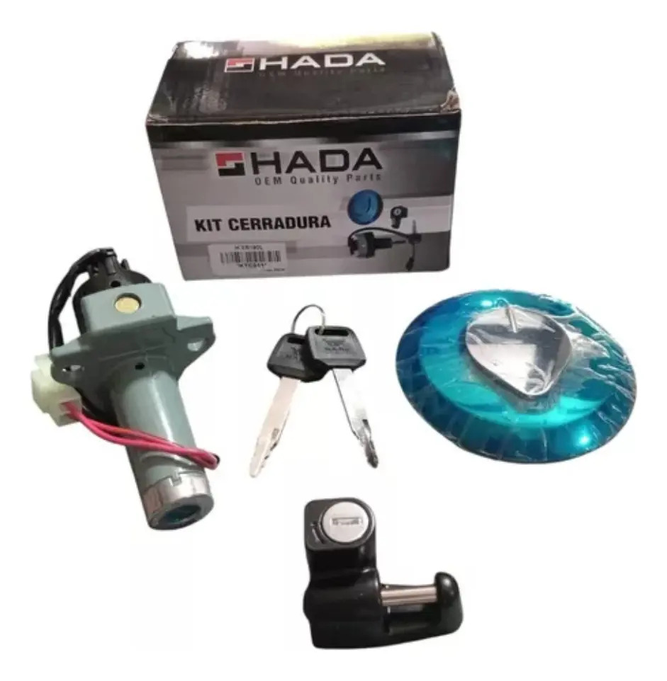 [KTC011] Kit Cerradura Llave Tambor Honda Xr 190 Rpm