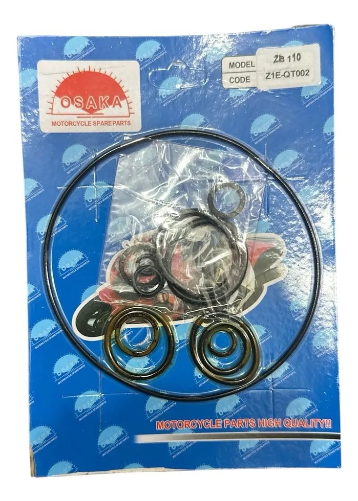 [z1e-qt002] Kit Oring Motor Completo Moto Zb 110 Varias Motos 110 Rpm