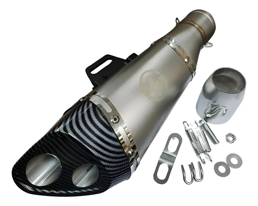 [SIL004] Silenciador Cromado Universal Rpm 4t