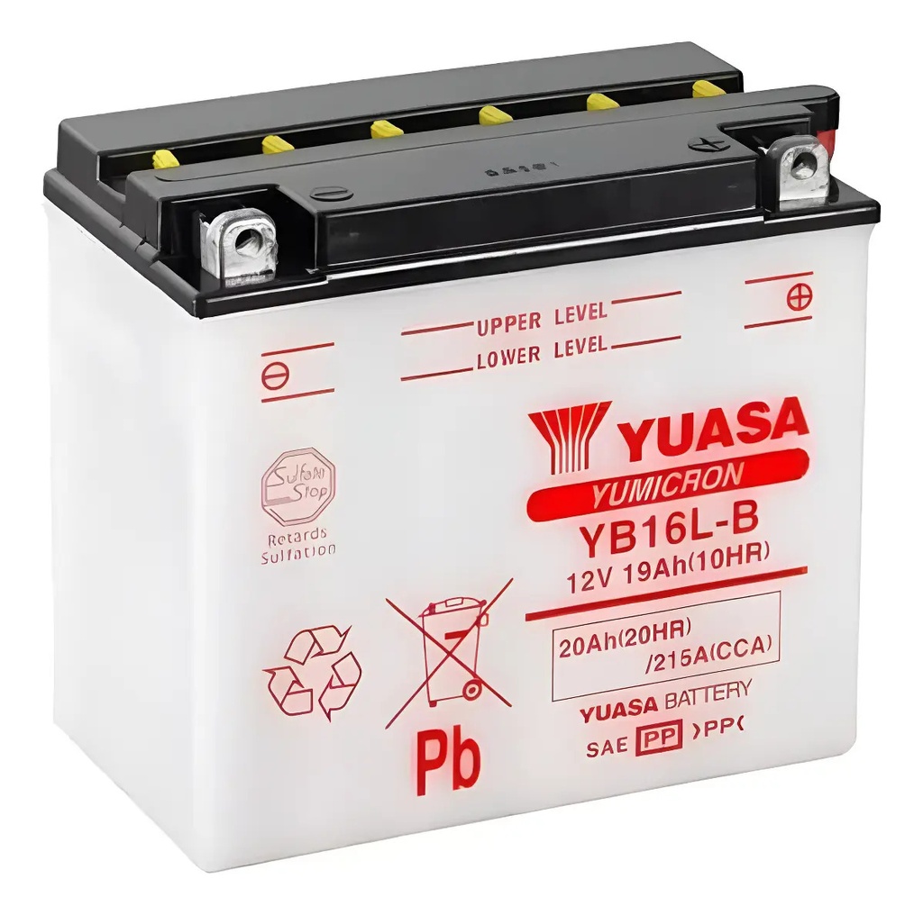 [7050] Bateria Yuasa Yb16l-b Kawasaki Yamaha Dist.oficial Rpm Izquierdo