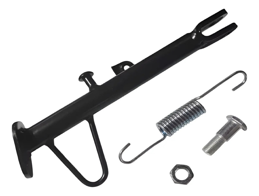 [1749/00004-128] Muleta Soporte Lateral  Rouser Ns 200 Calidad Original Rpm Negro