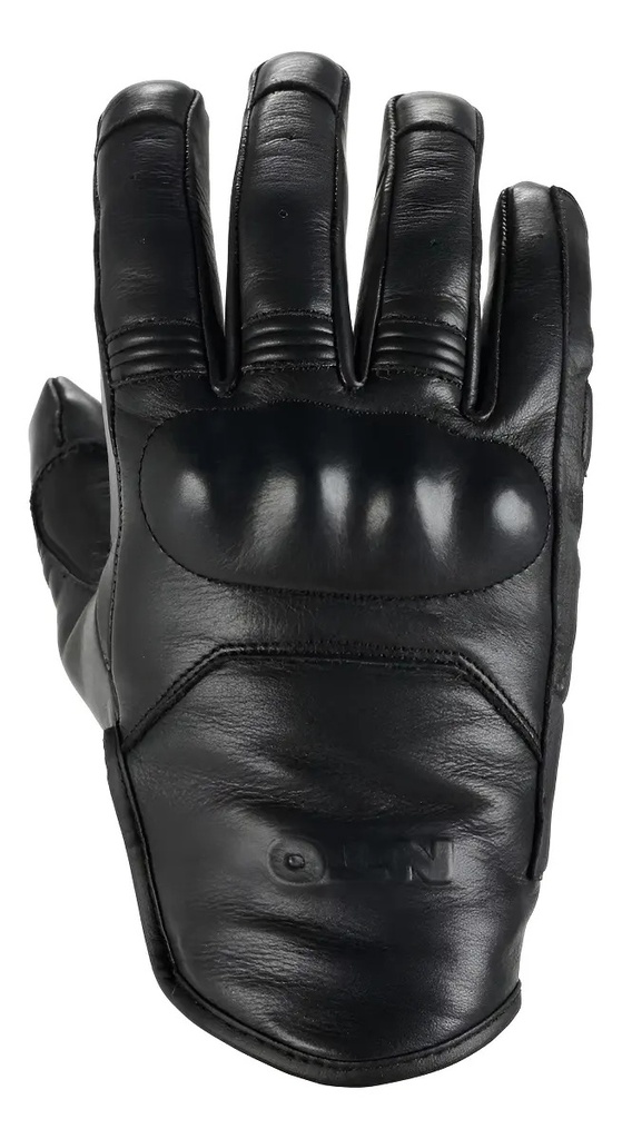 [INTO41021702.M] Guante Moto Nto Classic Evo Protecciones Cuero Mujer Rpm Negro M