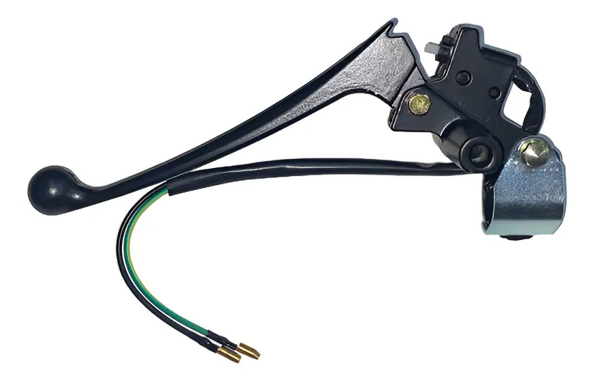 Manija Freno Con Soporte Y Bulbo Gilera Super 125 Completa Negro