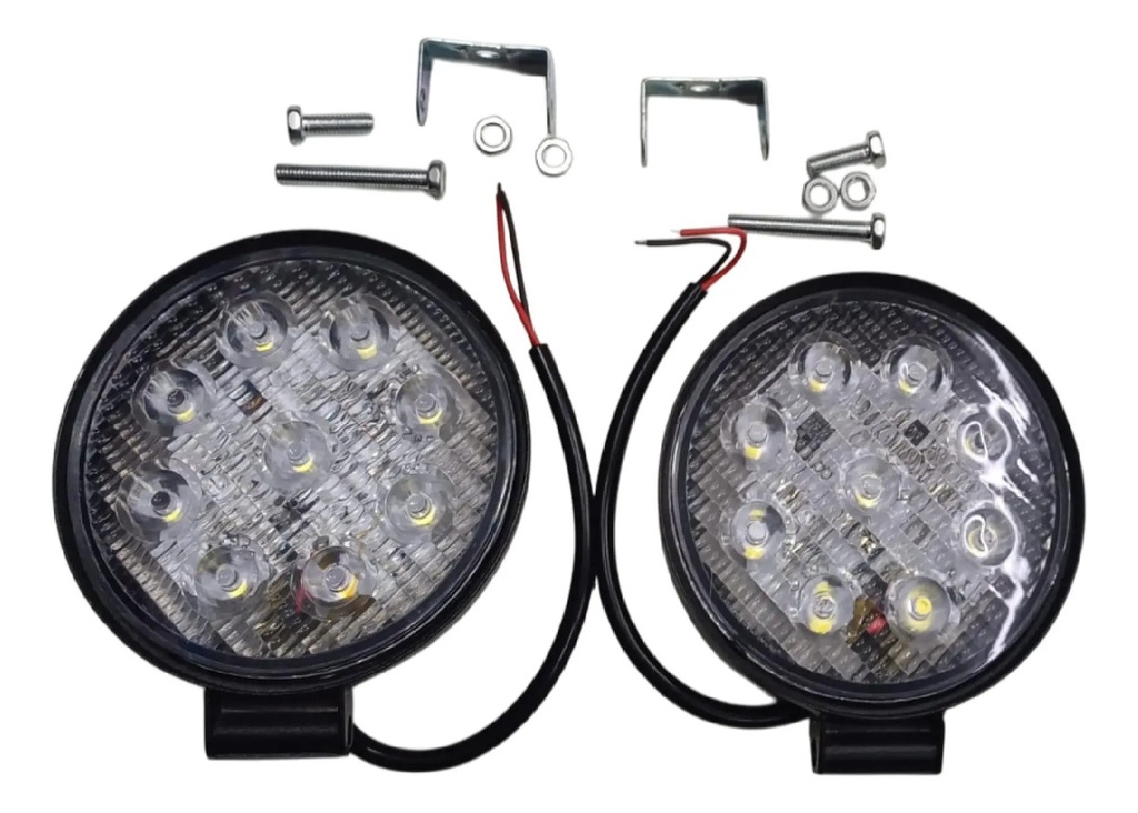 [21859.21859] Juego Faros Auxiliares Led 9 Redondos Rpm