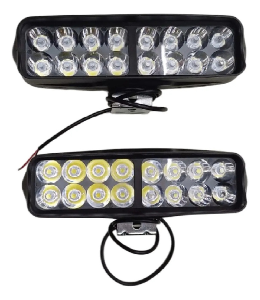 [21851.21851] Kit Faros Auxiliares Led  Rectangular 16 Led X Par  Rpm