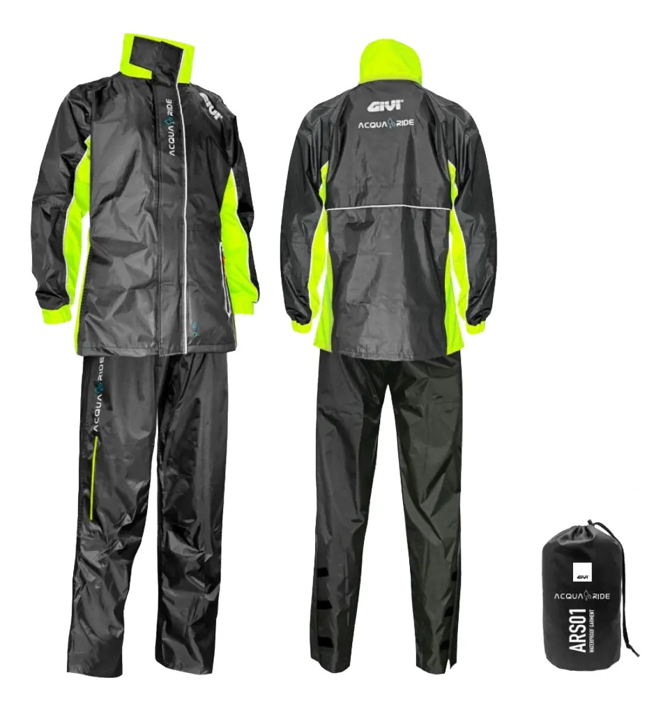 [IND-2630] Traje De Lluvia Givi Acquaride Rainsuit Alta Gama Amarillo