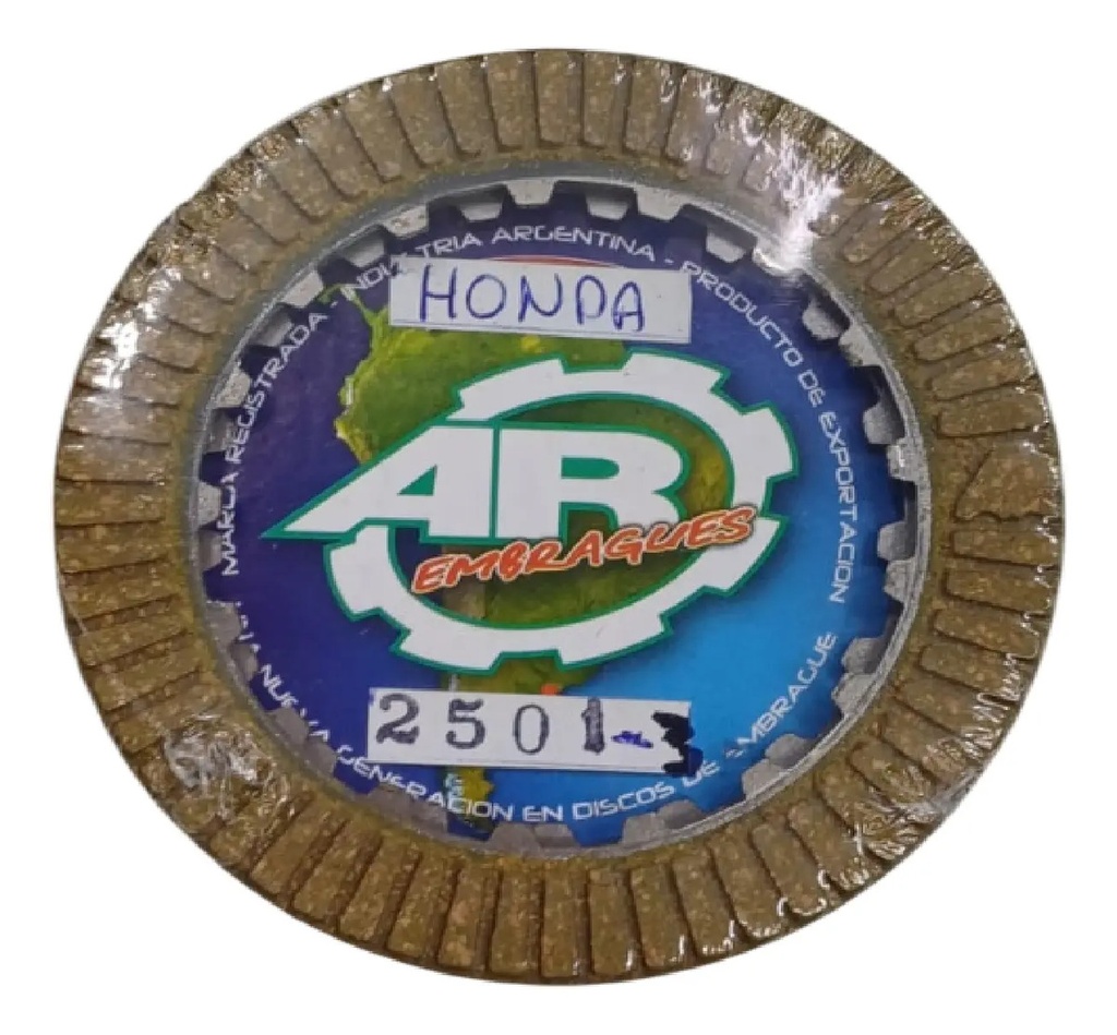 [2501/3] Discos De  Embrague Ar  Honda 70 Atc  (triciclo)  2 Discos