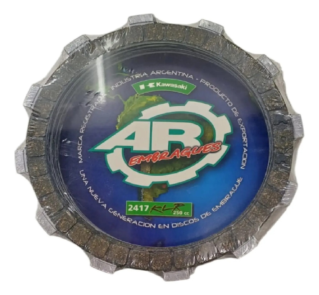 [2417] Discos De Embrague Ar   Kawasaki Klr 250  7 Discos