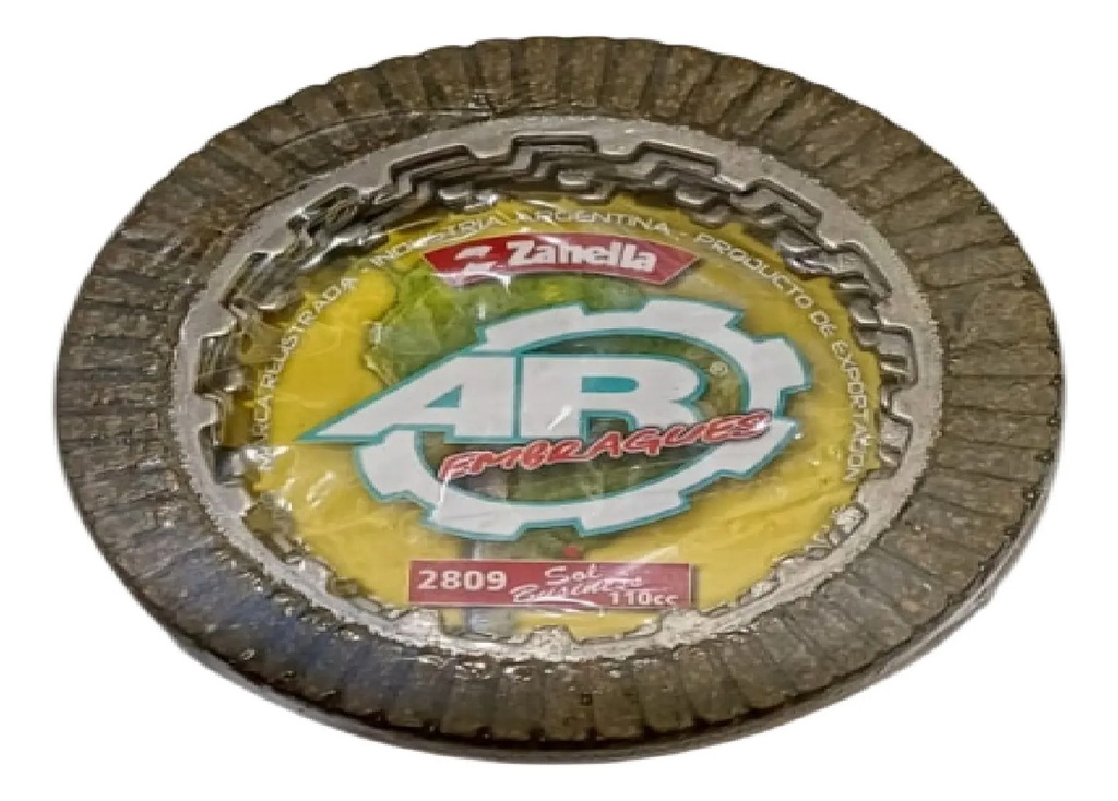 [2809] Discos De Embrague Ar Zanella 110 Sol 4t Business Automatica
