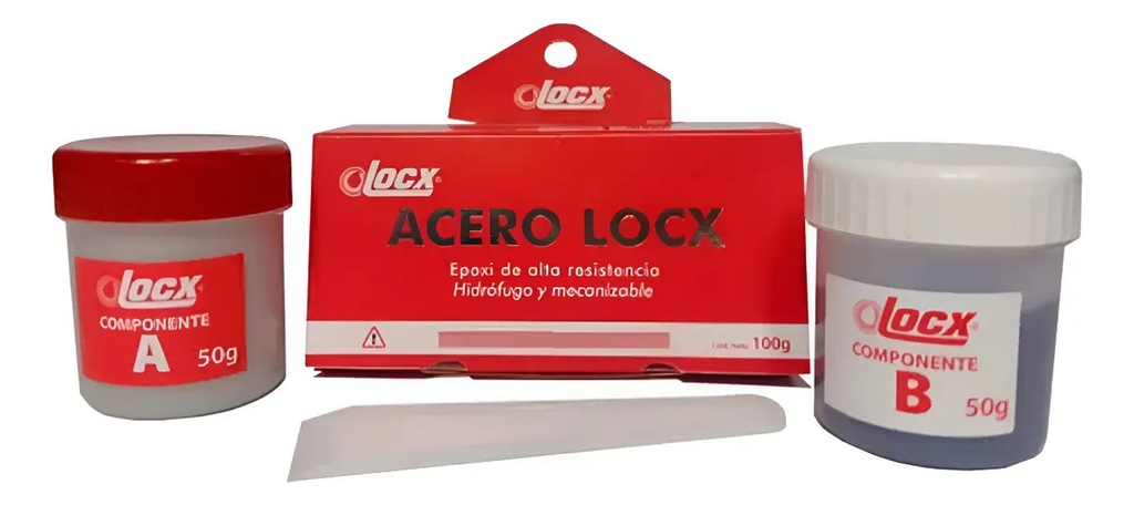 [LOCX91006] Locx || Pegamento Epoxi Alta Resistencia Acero Locx N/a