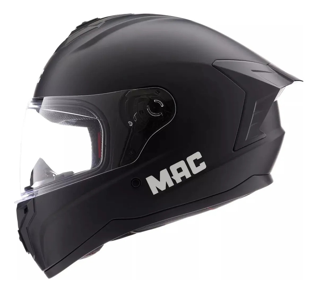 [MAC100701113.S] Casco Moto Integral Mac 070 Volt Solid Mate Rpm Negro Volt Solid Mate S