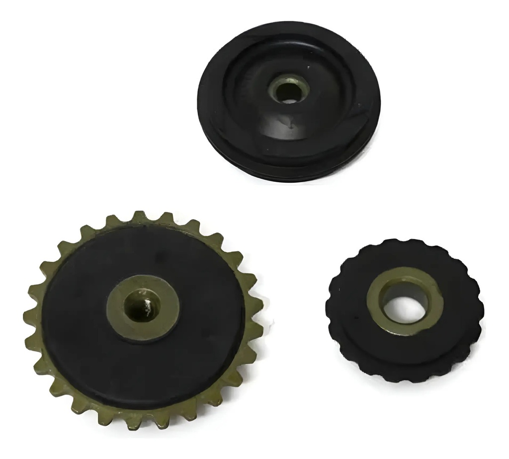 [1439/00040-038] Kit Engranaje Distribucion Honda Biz C 90 3 Pzas Rpm Negro