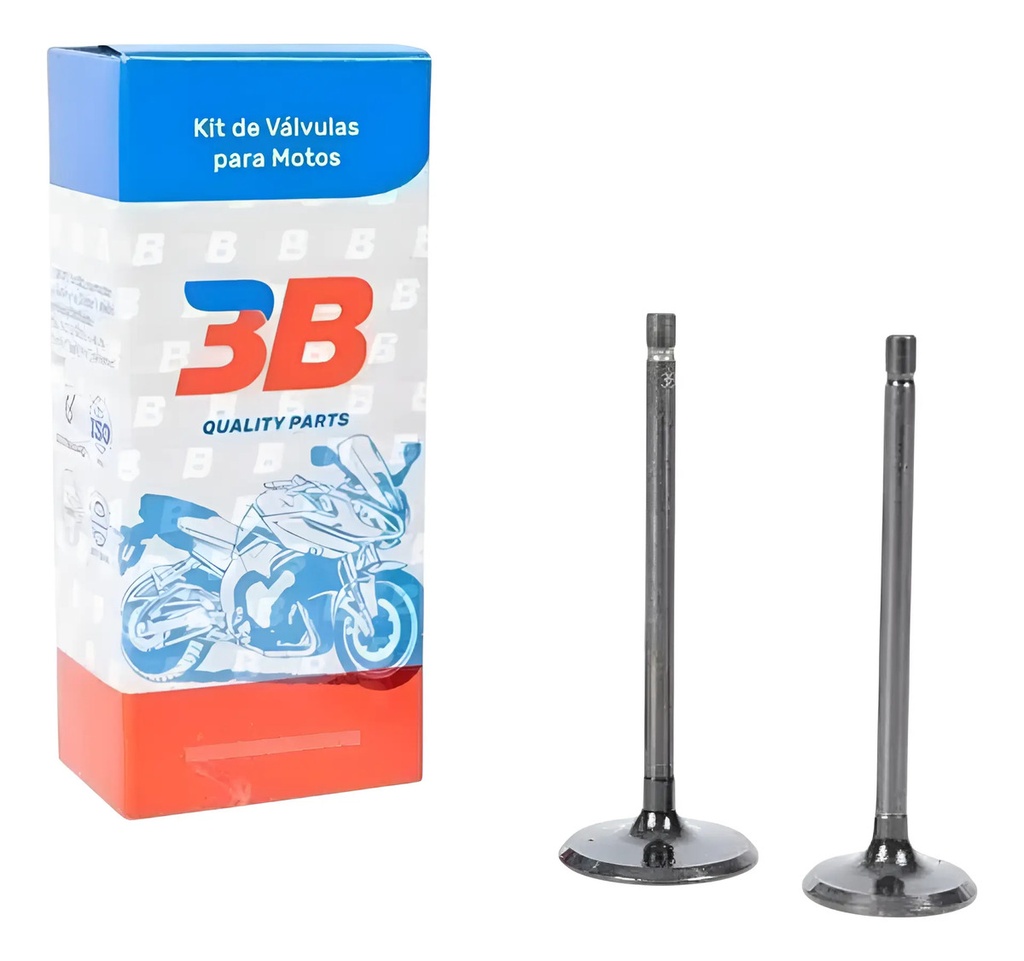 [1836/00019-508] Kit Juego Valvulas Admision Escape Bajaj Rouser 135 3b