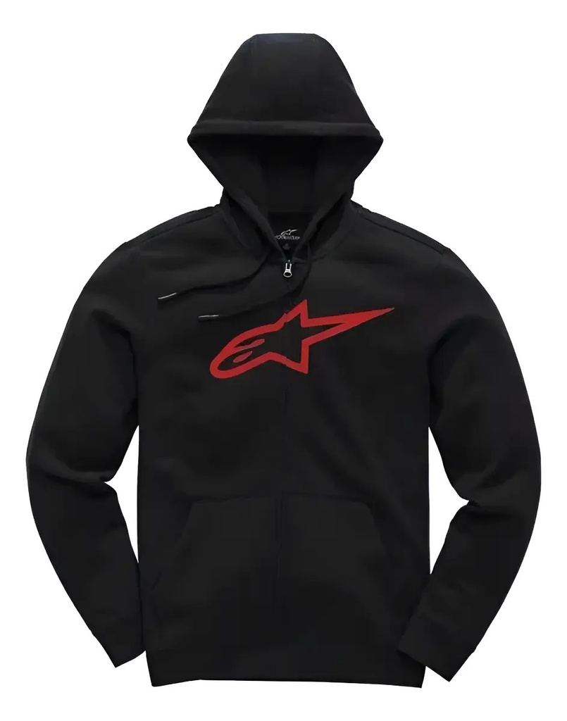 [3853052M 1030] Campera Buzo Alpinestars Ageless Ii Zip Hoodie Rpm Negro Lisa M
