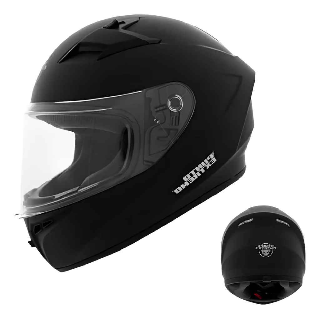 [CAS-2285] Casco Moto Integral Punto Extremo Fast 978 Negro 