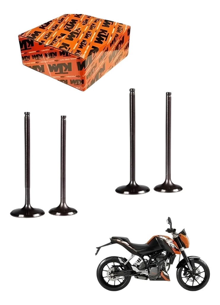 [JU511205.JU511206] Kit de Válvulas de Admisión y Escape KTM Duke 200