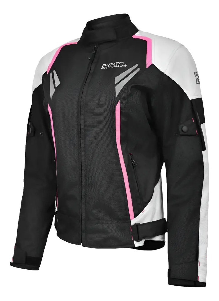 [IND-2385] Campera Moto Mujer Punto Extremo Pk02 Proteccion Impermeable