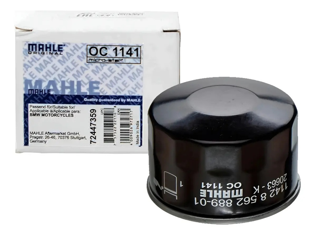 [OC1141] Filtro Aceite Mahle Moto Bmw Original G 310 R G 310 Gs Rpm