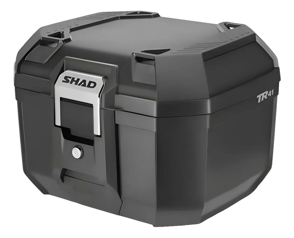 [D0TR41100] Baul Shad Moto Trasero Top Case Tr41 Terra 41 Litros Rpm Negro